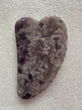 Gua Sha Amethyst - Sawtooth