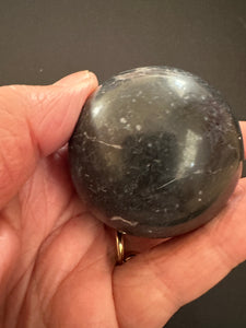 Crystal Sphere - Black Agate  5cm