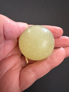 Crystal Sphere - Green calcite  3.5cm