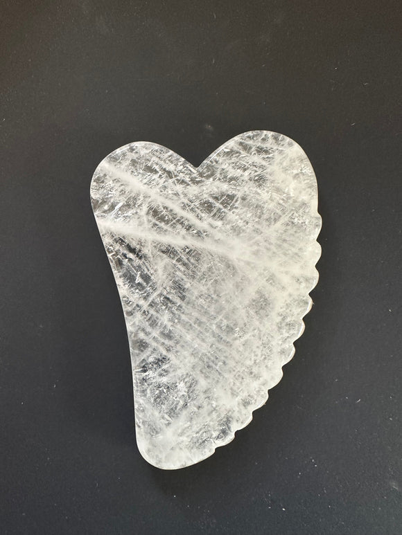 GauSha x 5  - Clear Quartz Crystal Saw Tooth GauSha