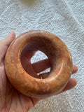 Small Marble Porthole or Portal - Brown